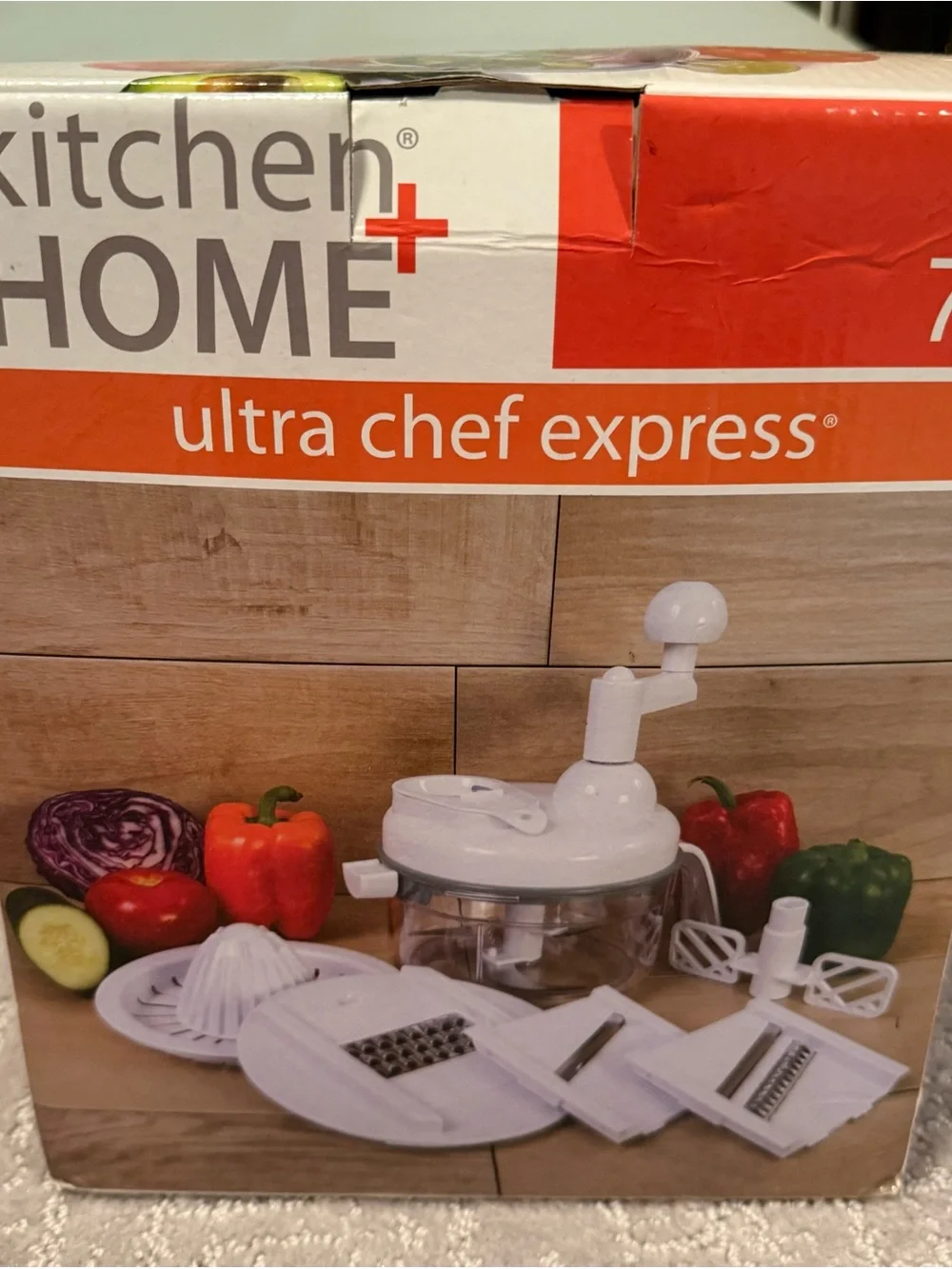 Ultra Chef Express White Manual Food Chopper & Slicer